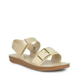 bata Women Slingback Flat Sandals with Velcro Fastening-picture-11