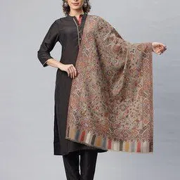 swi stylish Women Floral Wool Stole-picture-23