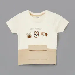 juniors by lifestyle Boys Graphic Print T-Shirt with Short Sleeves image 1