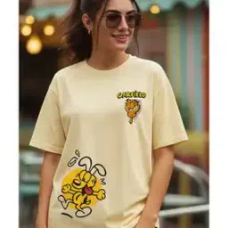 fabflee x ag Women Graphic Print Regular Fit Crew-Neck T-Shirt-picture-42