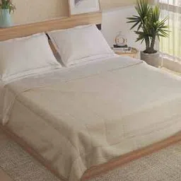 home centre Cotton Fitted Bedsheet with Pillow Cover Set-picture-49
