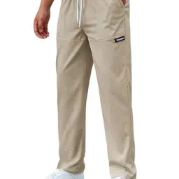 alpha tribe Men Mid Rise Flexi Waist Track Pants image 1