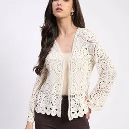 global republic Women Crochet Regular Fit Shrug-picture-50