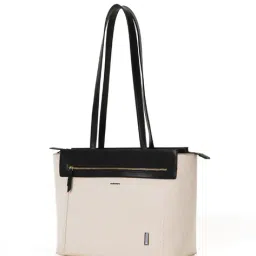 mokobara Women Colourblock Tote Bag with Dual Handles image 1