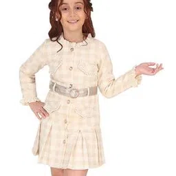 cutecumber Girls Checked Shirt Dress-picture-49
