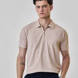 Men Striped Regular Fit Polo T-Shirt-image-28