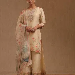 soch Women Floral Print Straight Kurta Suit Set-picture-25
