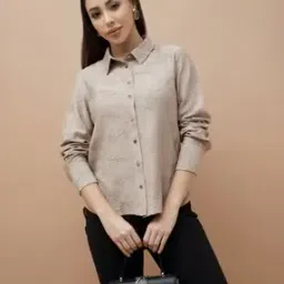 code by lifestyle Regular Fit Embroidery Shirt-picture-34