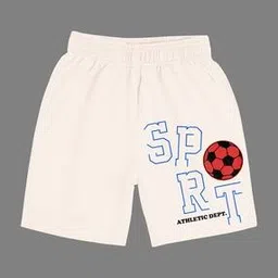 aoosh Boy Typographic Print Regular Fit Shorts-picture-34