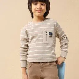 u.s. polo assn. Boys Cotton Stripes Crew- Neck T-Shirt-picture-21