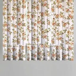 ana Set of 3 Floral Print Window Curtains with Eyelets Header-picture-35