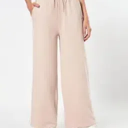 ajile by pantaloons Women Striped Wide Track Pants-picture-13