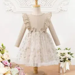 tior Girls Embroidered A-Line Dress-picture-53