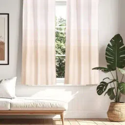 home centre Set of 2 Printed Light Filtering Window Curtains image 1