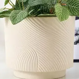 home centre Earthy Terracotta Ribbed Floor Planter-picture-18