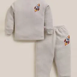 moon kids Striped High-Neck Thermal Set-picture-11