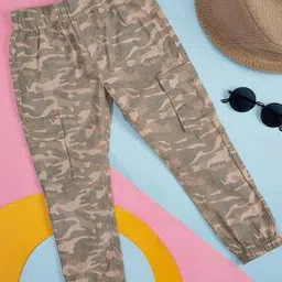 pantaloons junior Boys Camouflage Print Slim Fit Cargo Pants-picture-16