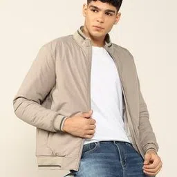 lee cooper Men Regular Fit Zip-Front Bomber Jacket-picture-41