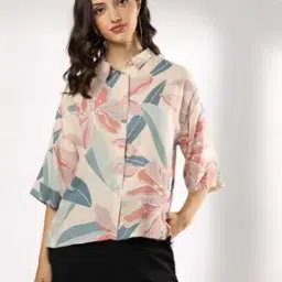 fig Women Floral Print Relaxed Fit Shirt-picture-34