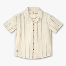kb team spirit Boys Striped Relaxed Fit Shirt with Patch Pocket-picture-53