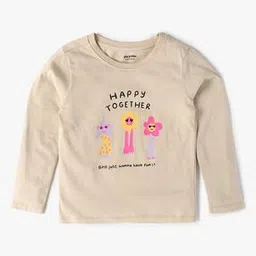 Girls Graphic Print Regular Fit Round-Neck T-Shirt-image-62