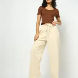 yousta Women Loose Fit Straight Track Pants-picture-43
