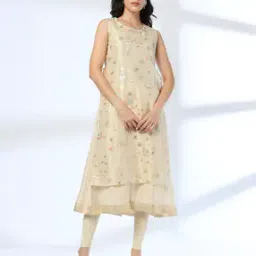 avaasa mix n' match Women Double-Layered Embroidered Kurta-picture-37
