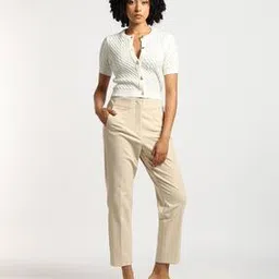 Women Straight Fit Trousers-image-25
