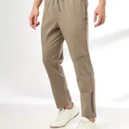 teamspirit Men Regular Fit Straight Track Pants with Hem Print Detail-picture-37