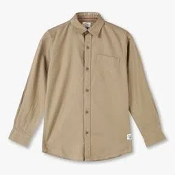 lee cooper Boys Slim Fit Shirt with Patch Pocket-picture-22