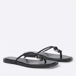 yousta Women Square-Toe Thong-Strap Flat Sandals image 1