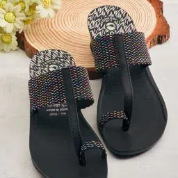 aeroblu Women Toe-Ring Slip-On Flip-Flops image 1