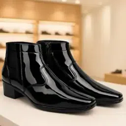 bxxy Men Elevator Formal Zipper Ankle-Length Slip-on Boots-picture-14