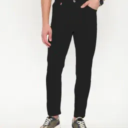 avanova Men Slim Fit Flat-Front Chinos image 1