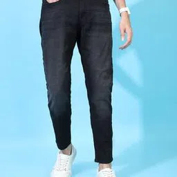 highlander Men Lightly Washed Tapered Fit Jeans-picture-26