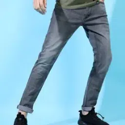 highlander Men Mid-Wash Slim Tapered Fit Jeans-picture-25