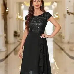 thapnath Women Embellished Fit & Flare Dress -picture-52