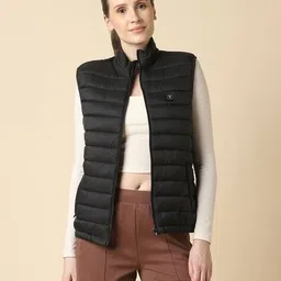 van heusen Women Quilted Relaxed Fit Puffer Jacket image 1