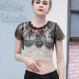 lulu & sky Women Lace Regular Fit Top-picture-17