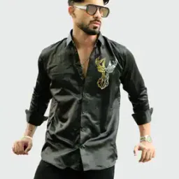 dmsf Men Embellished Regular Fit Shirt with Spread Collar-picture-45