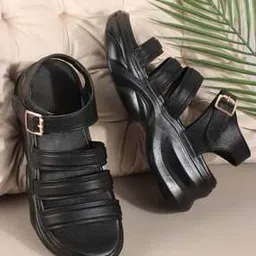 selfiee Women Regular Fit Platforms Sandals-picture-31