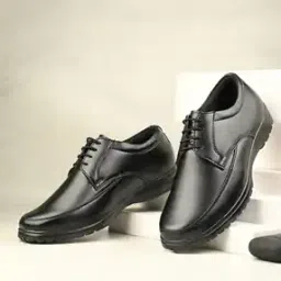 berkins Men Formal Lace-up Shoes with Faux Leather Upper-picture-18