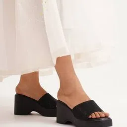 Women Open-Toe Slip-On Wedges-image-15