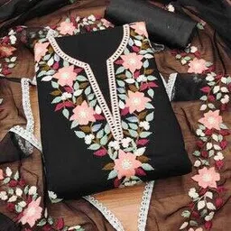 svaraa Women Embroidered Unstitched Dress Material-picture-27