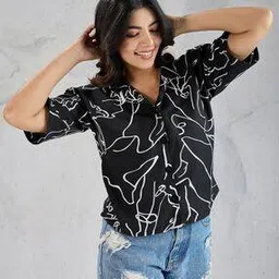 leia Women Printed Regular Fit Shirt -picture-22