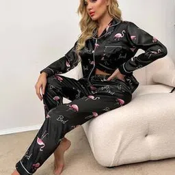 jade & julie Women Printed Shirt & Pyjamas Set-picture-18