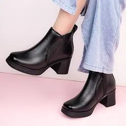 fentacia Women Ankle-Length Boots with Synthetic Upper-picture-14