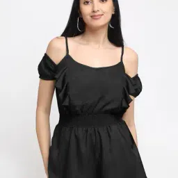 leia Women Scoop-Neck Playsuits image 1