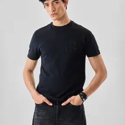 snitch Men Embellished Crew-Neck T-Shirt-picture-35