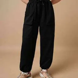 bewakoof Women Oversized Cargo Joggers-picture-31